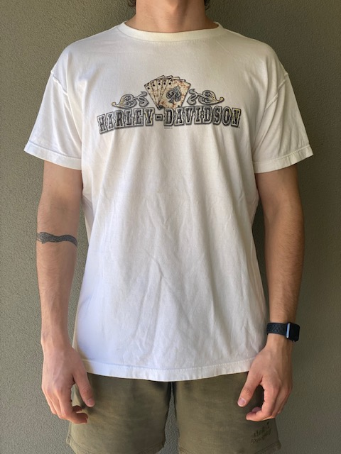 2004 Harley Davidson White T-Shirt (XL)