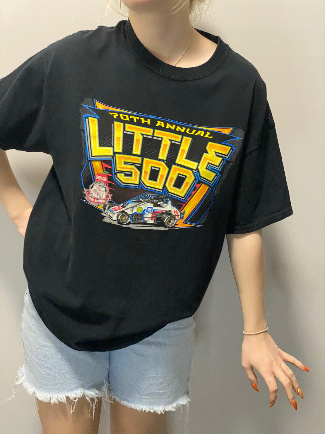 70th Annual Little 500 Black T-Shirt (L)