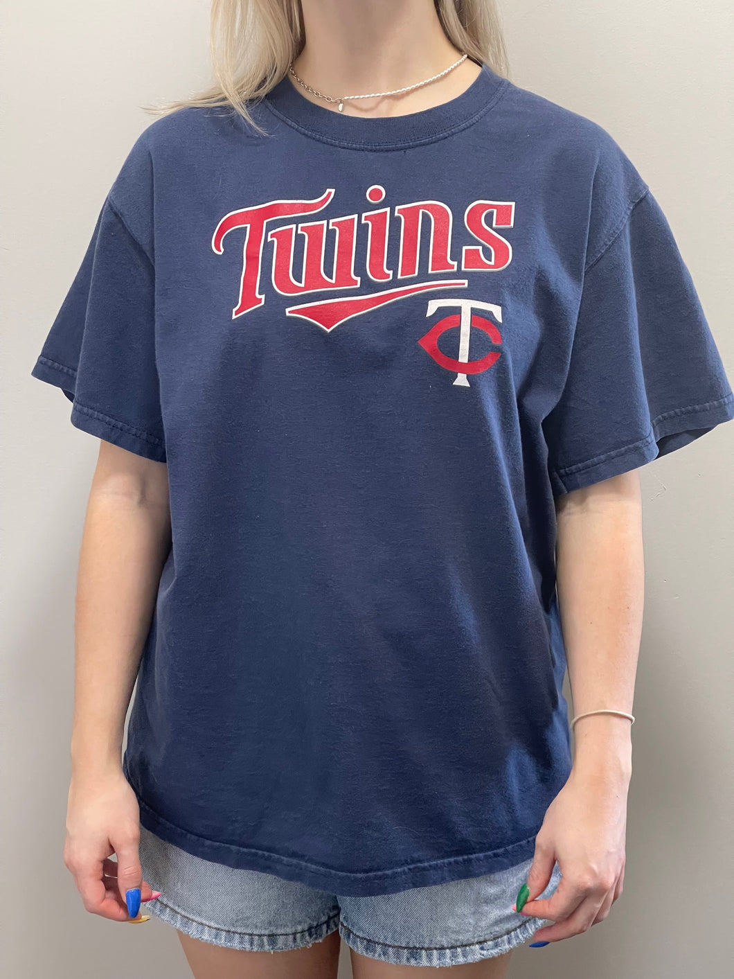 Minnesota Twins Navy T-Shirt (M)