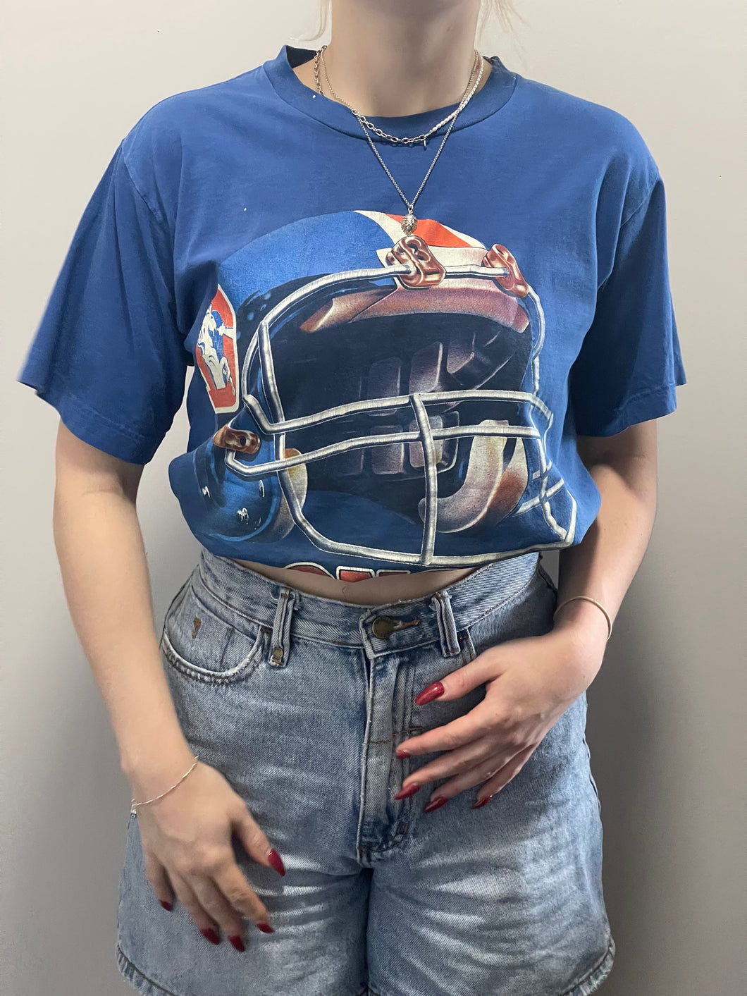 Denver Broncos Blue T-Shirt (M)