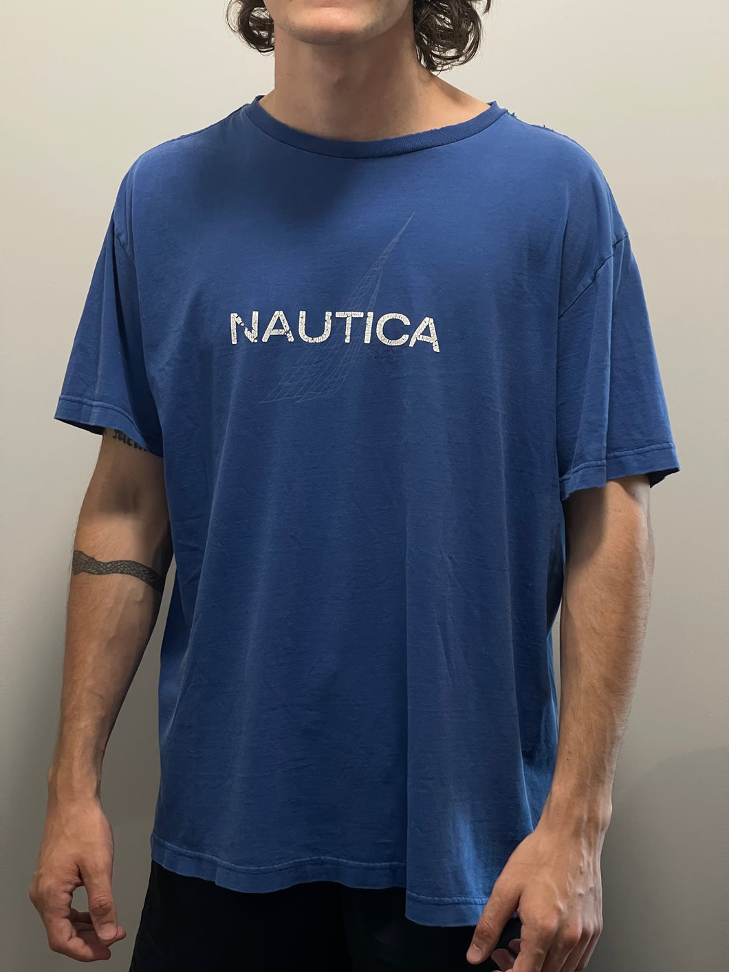Nautica Blue T-Shirt (L)