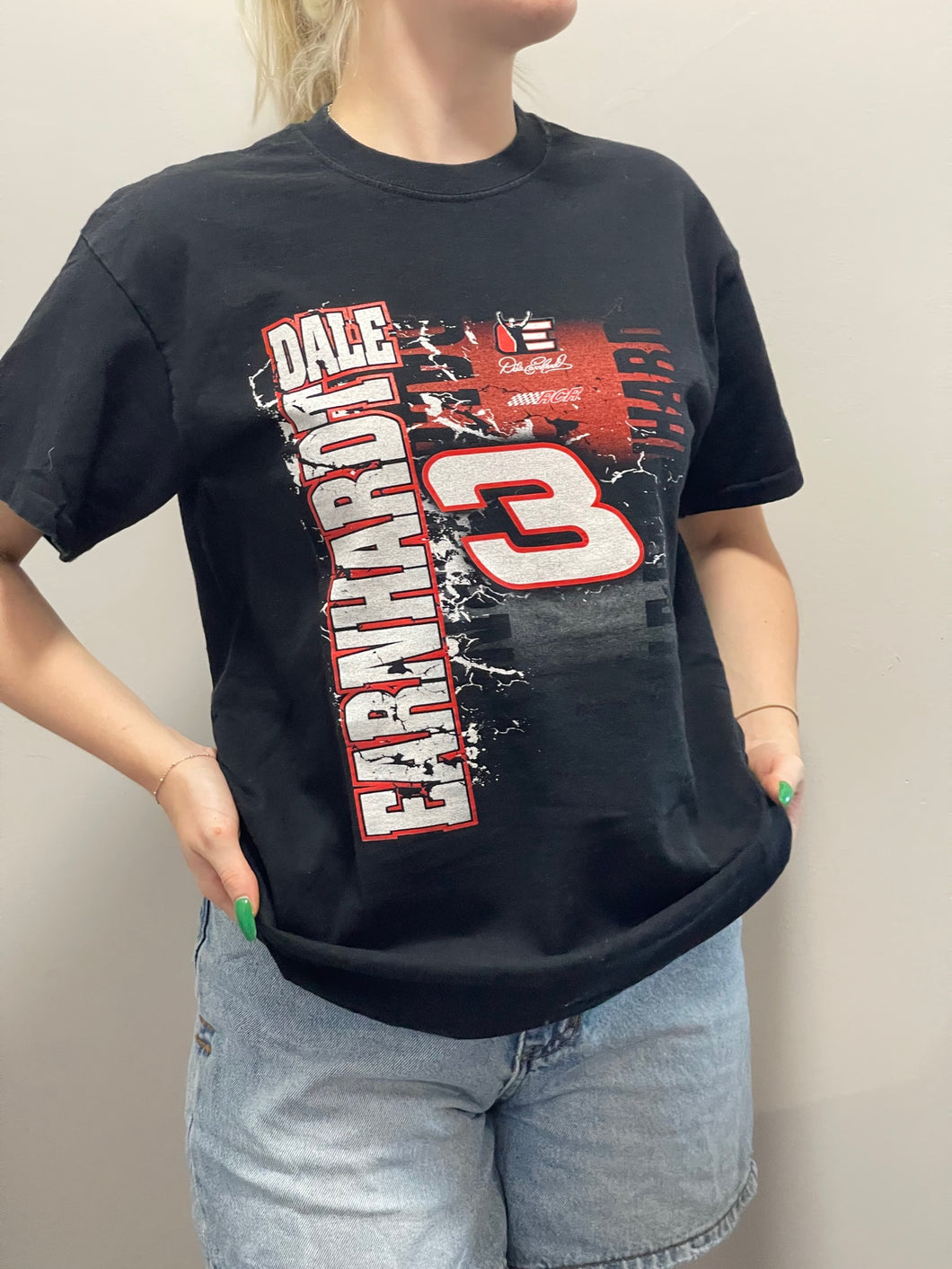 #3 NASCAR DALE Earnhardt Black T-Shirt (M)