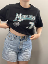 Load image into Gallery viewer, 00&#39;s Marlins Black T-Shirt (M)
