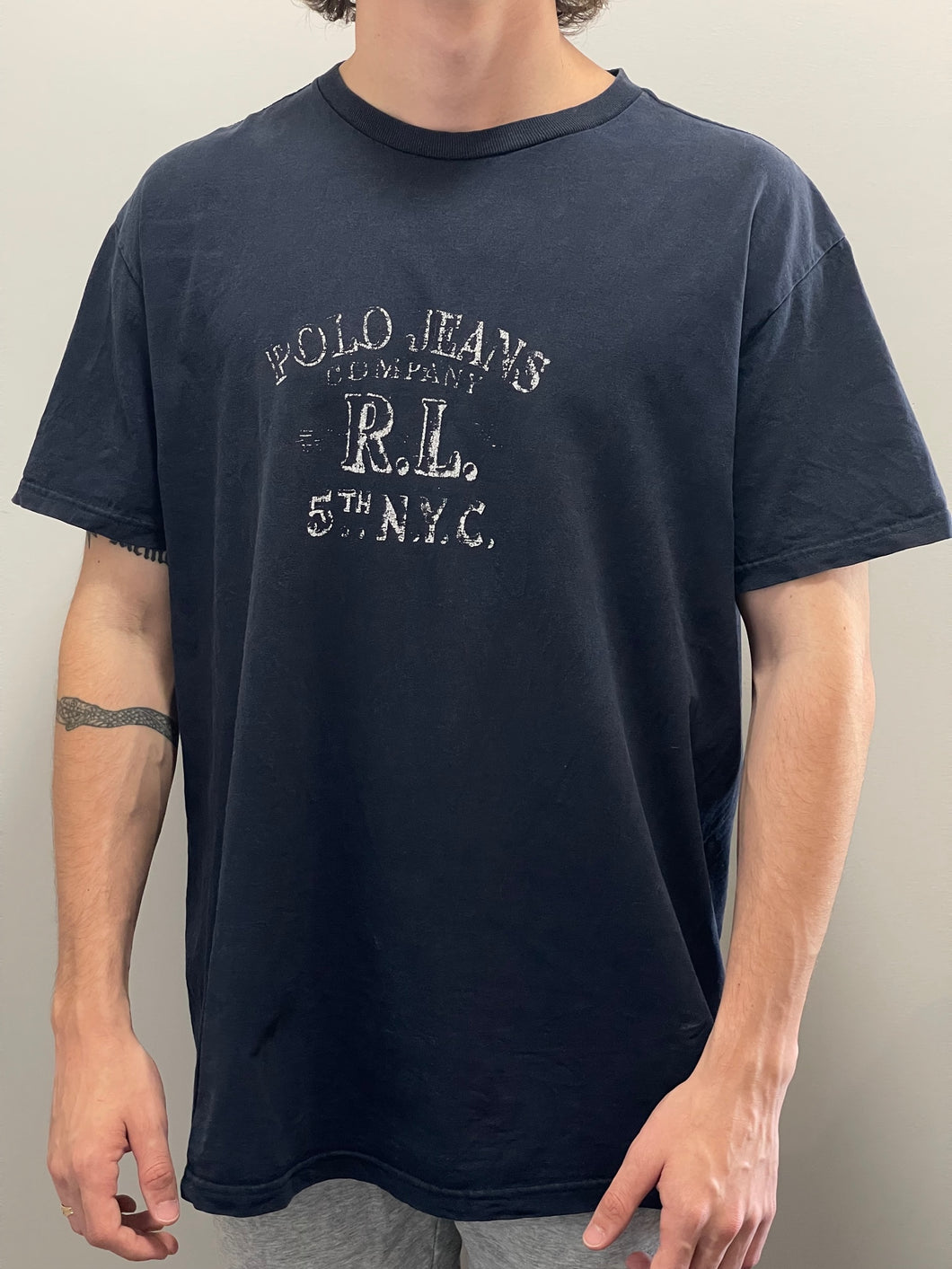 Ralph Lauren Navy T-Shirt (L)