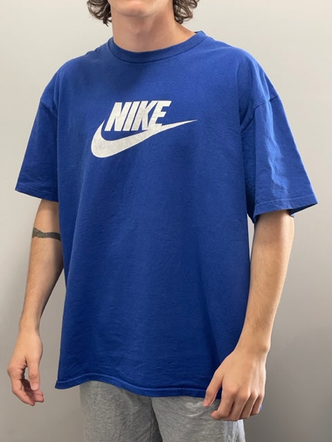 00's Nike Blue T-Shirt (XL)