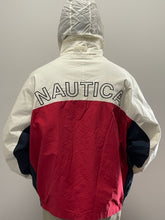 Load image into Gallery viewer, Nautica Red/White/Navy Full Zip Jacket (XL)
