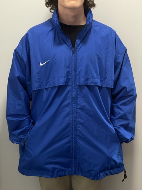 Nike Blue Full zip Windbreaker (2XL)