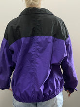 Load image into Gallery viewer, Colorado Rockies Purple/Black 1/4 zip Windbreaker (L)
